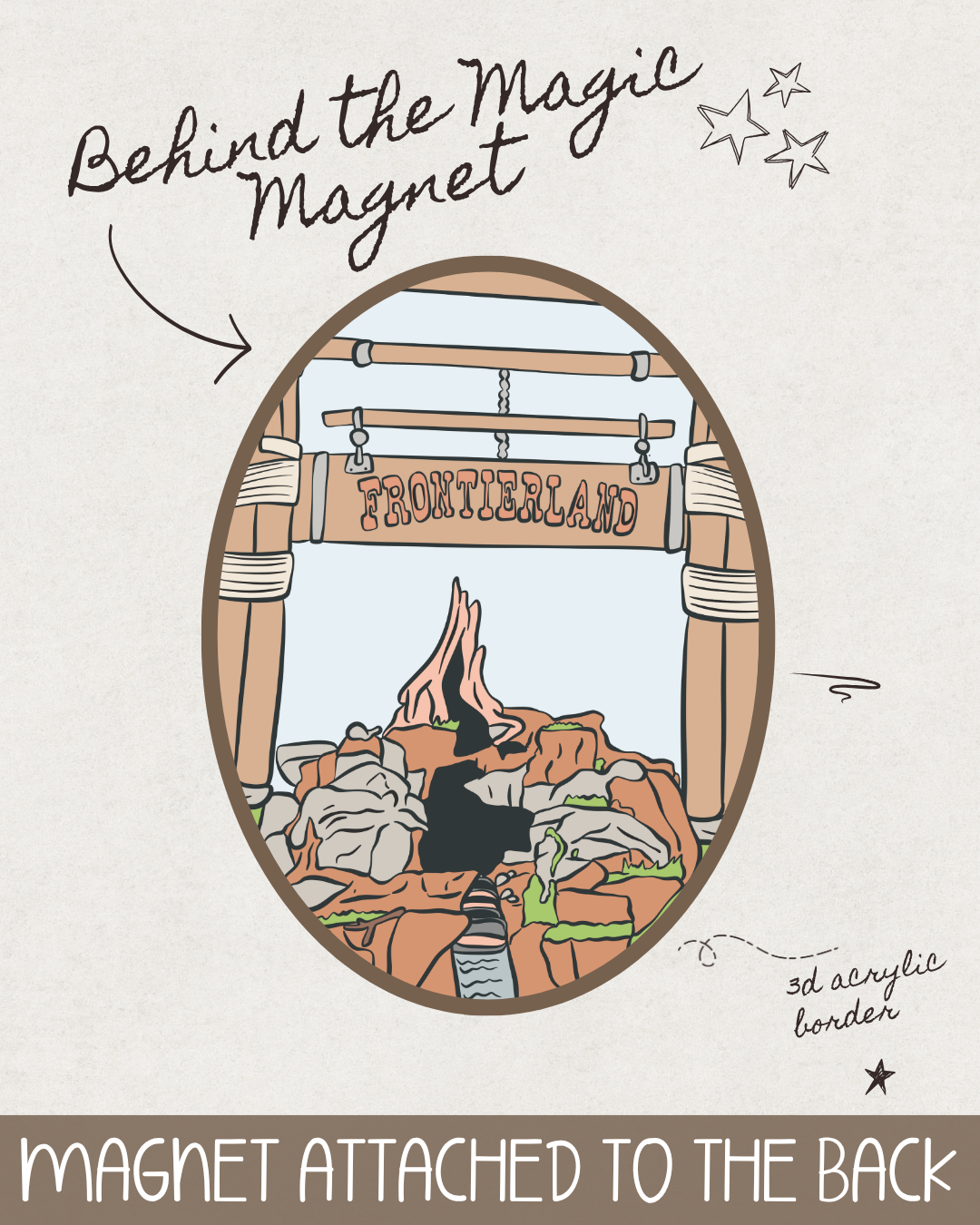 Behind the Magic Magnet - Frontierland
