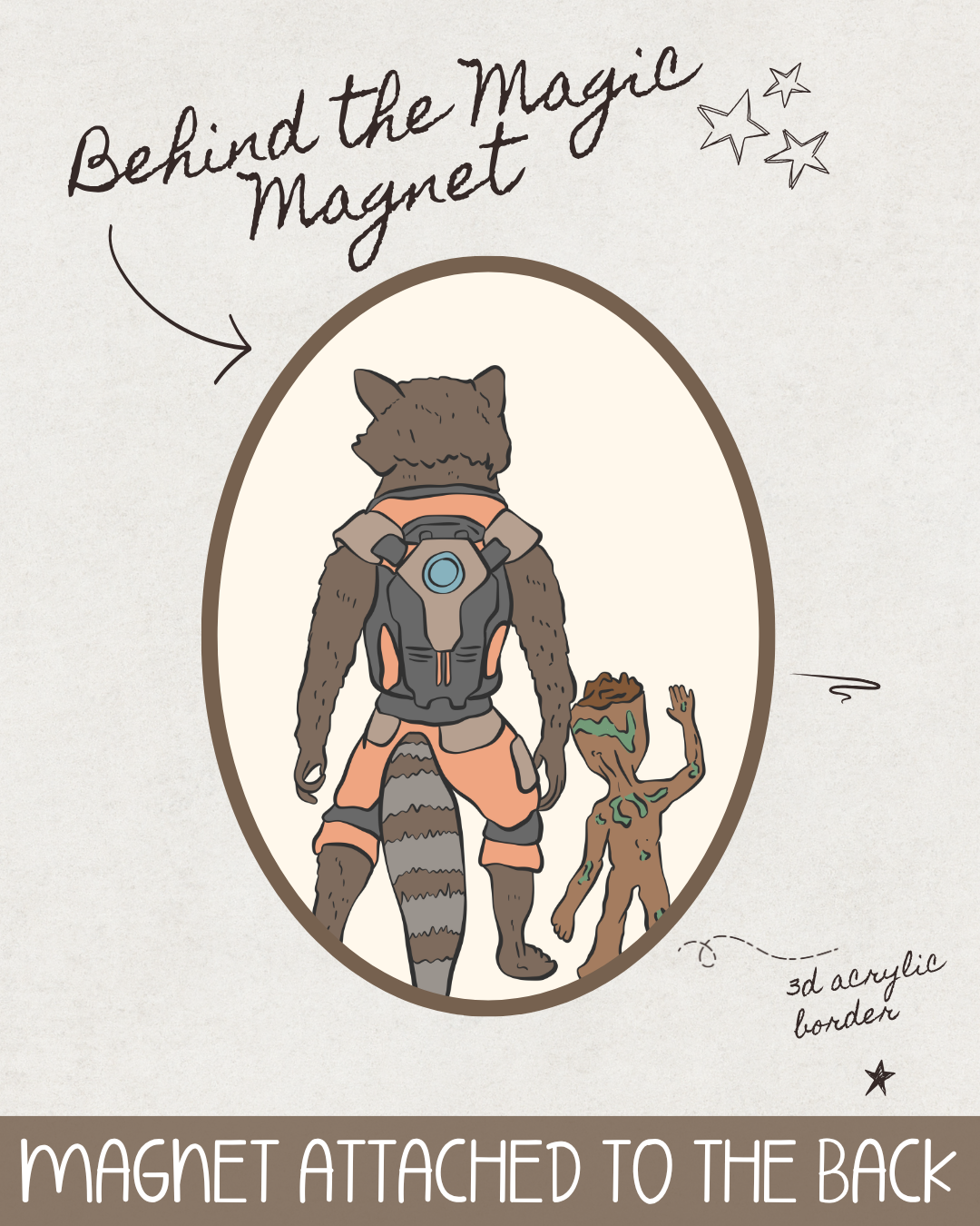 Behind the Magic Magnet - Groot & Rocket