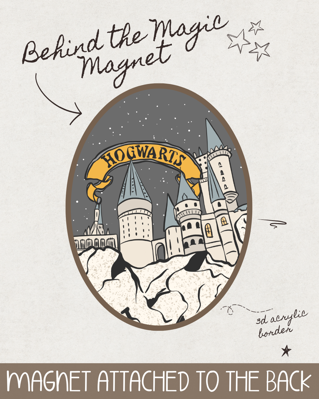 Behind the Magic Magnet - Hogwarts