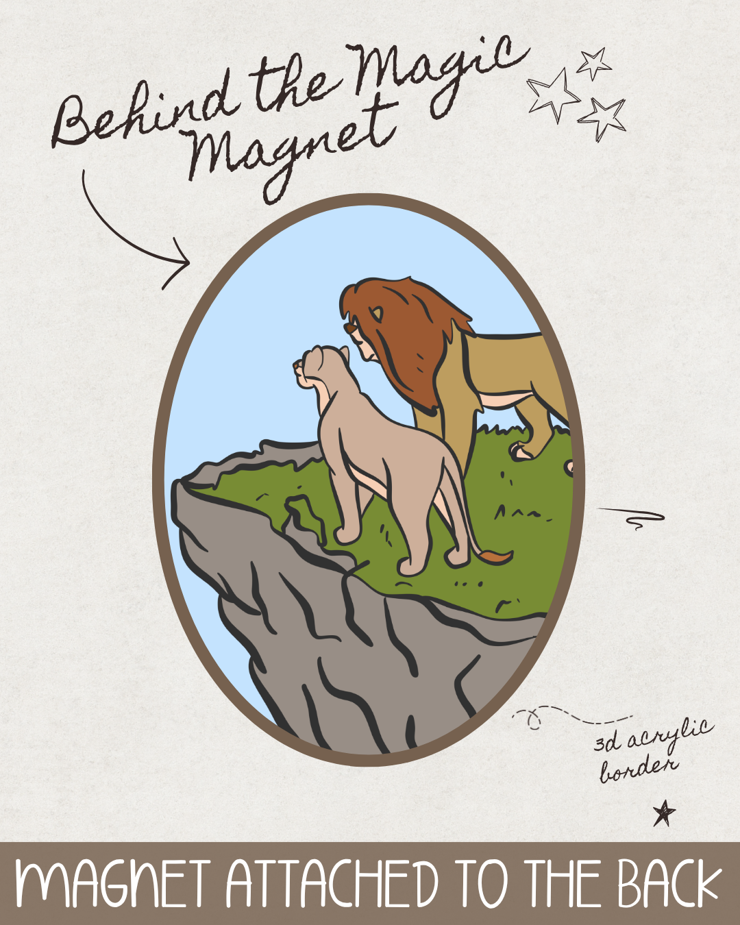 Behind the Magic Magnet - Lion King