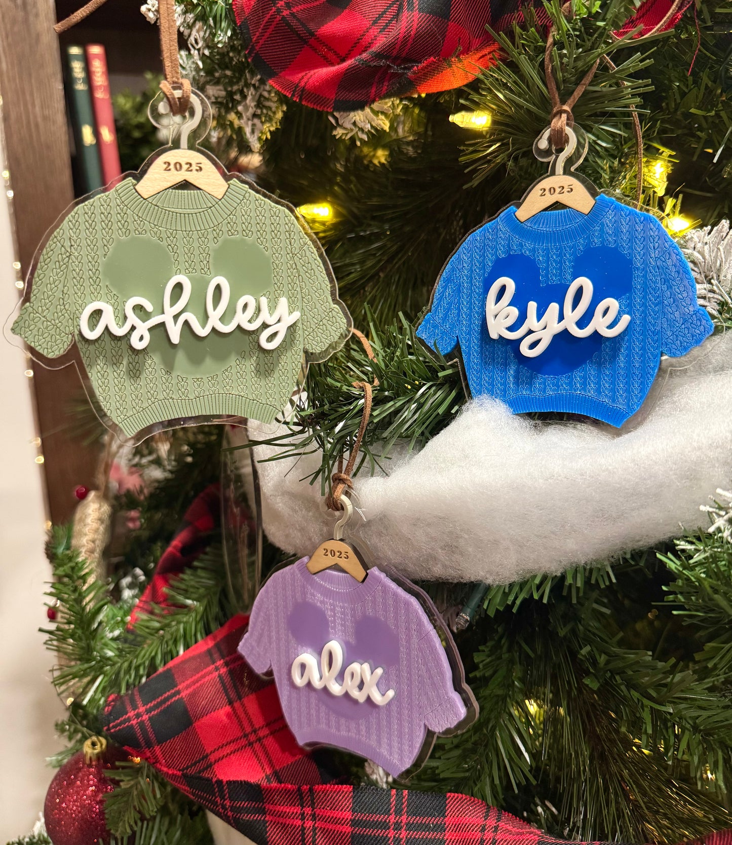 Personalized Sweater Ornaments