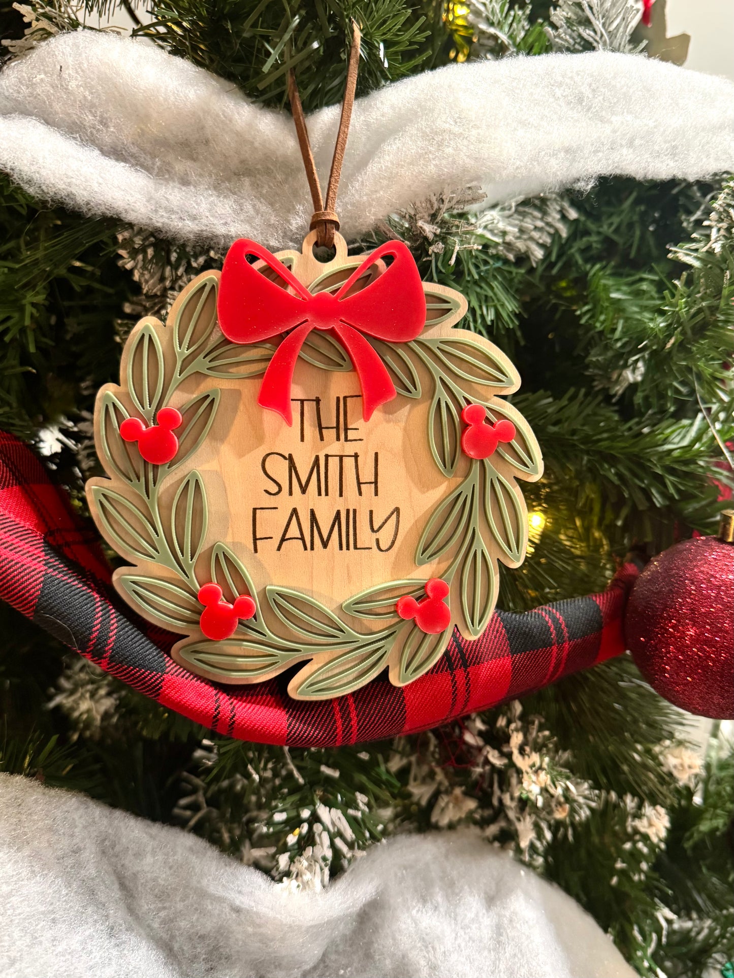 Family Wreath Ornament
