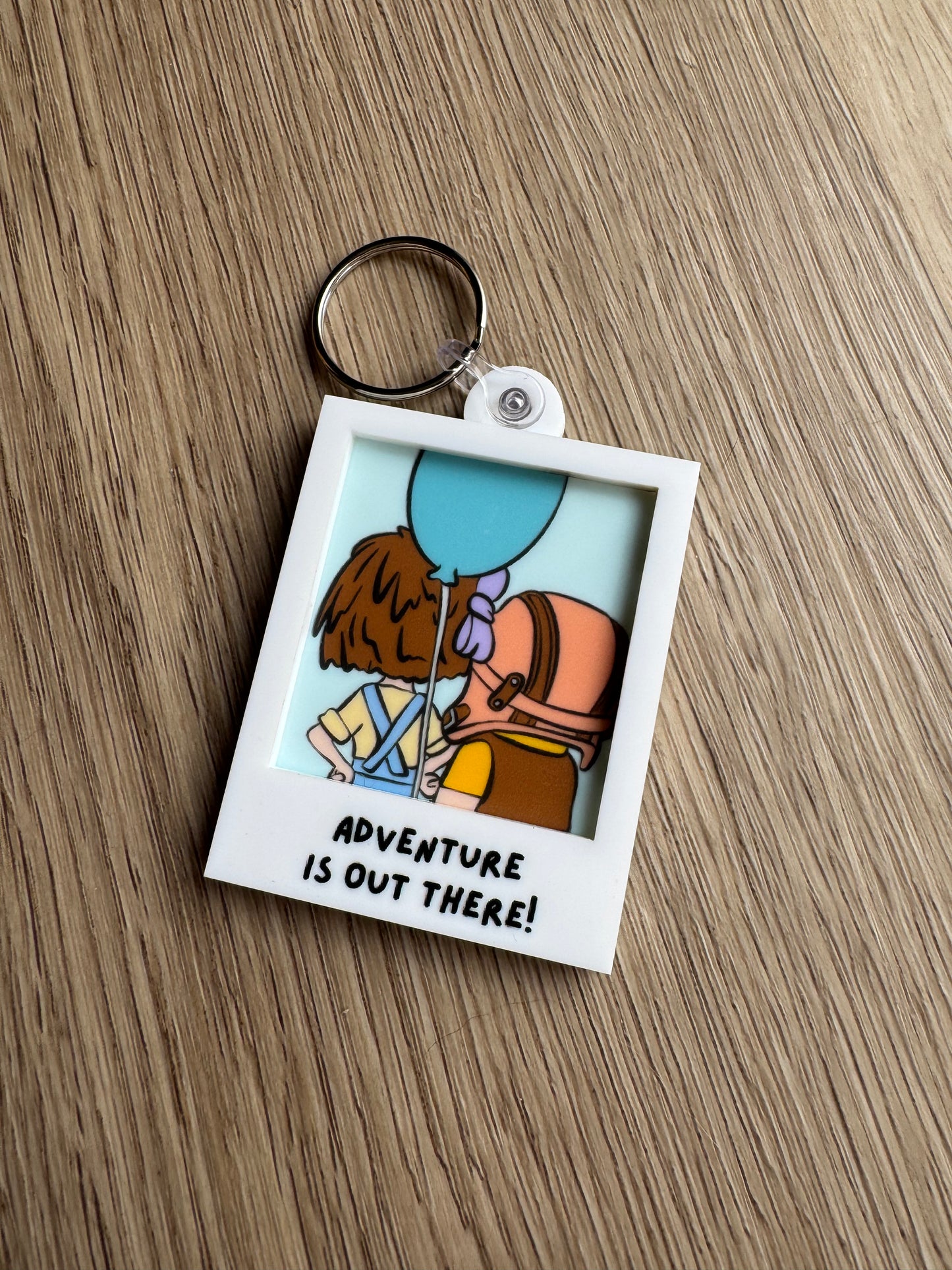 Portrait Keychain - Adventure is out There