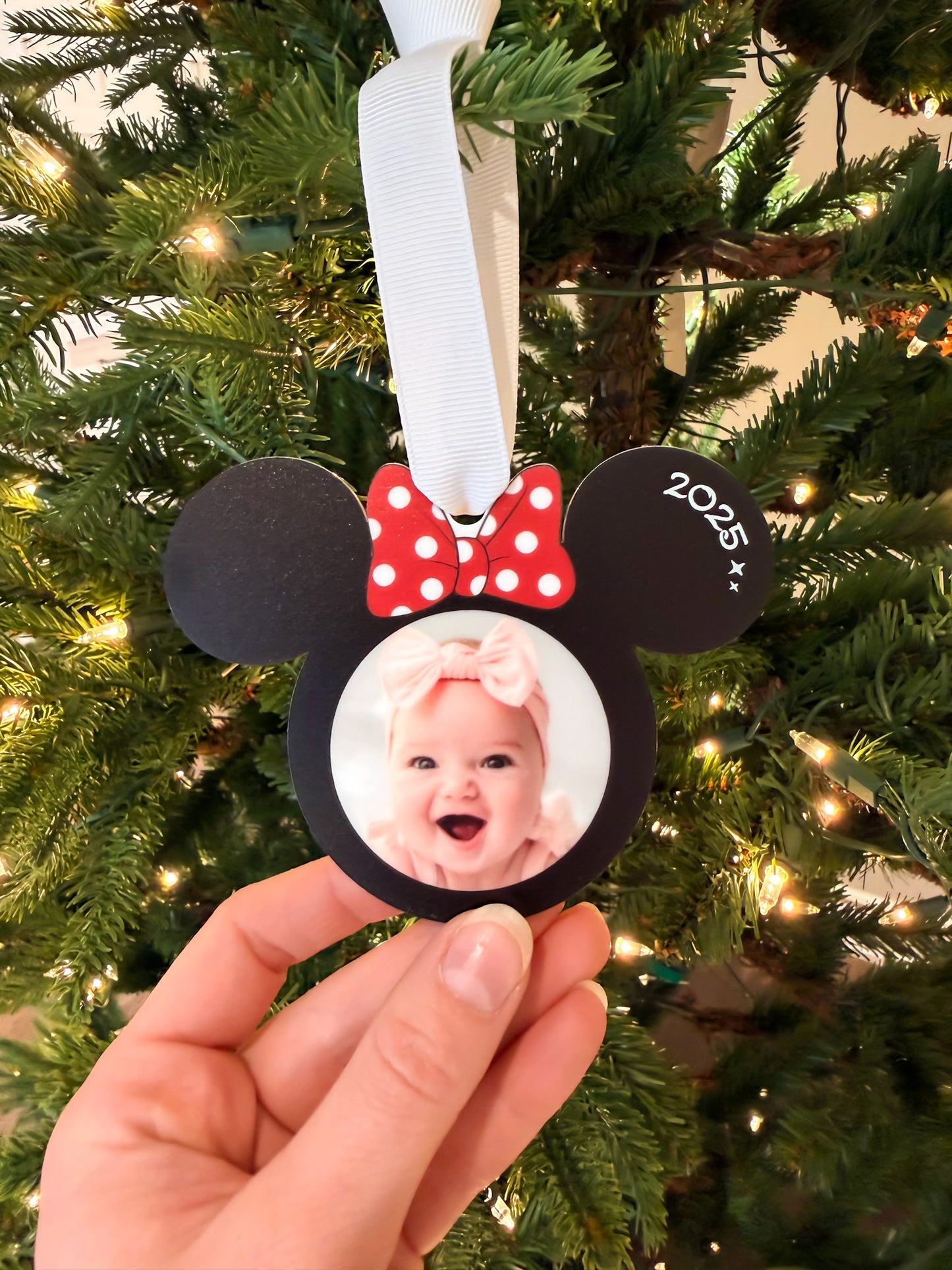 Minnie Photo Ornament