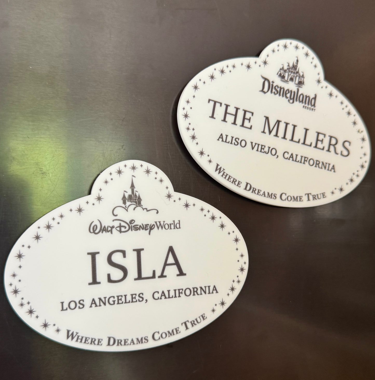 Cast Member Tag Magnets