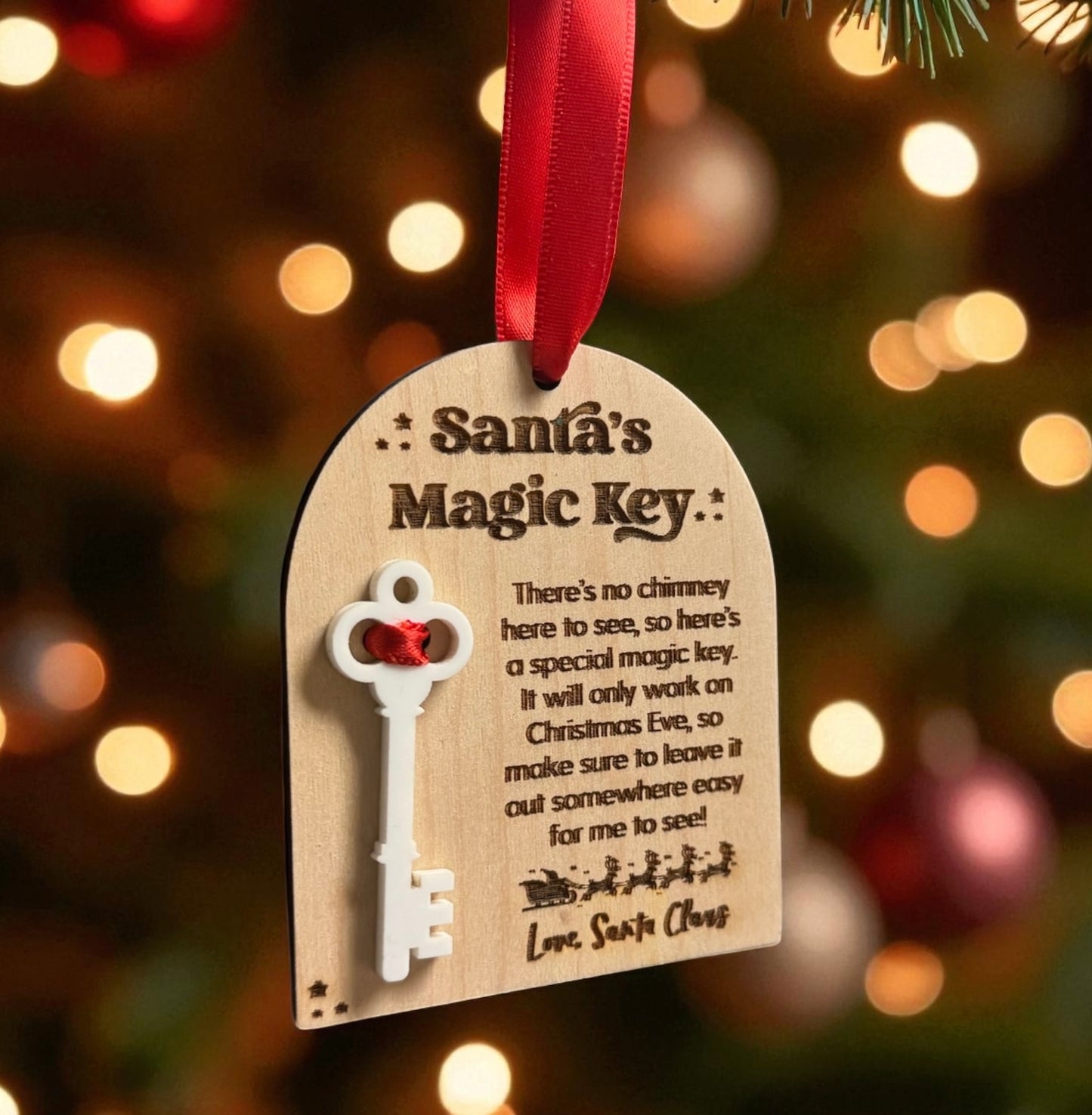 Santa's Magic Key Ornament