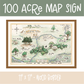 100 Acre Map