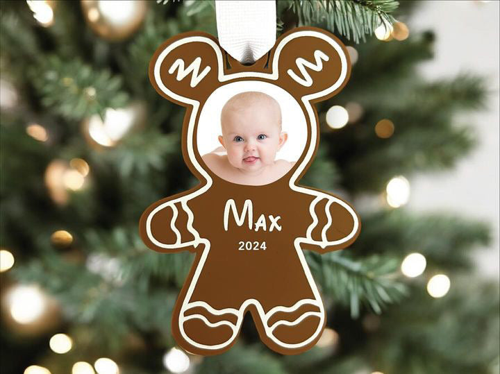 Gingerbread Photo Ornament
