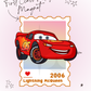 First Class Postage Magnet - Lightning McQueen