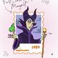 First Class Postage Magnet - Maleficent