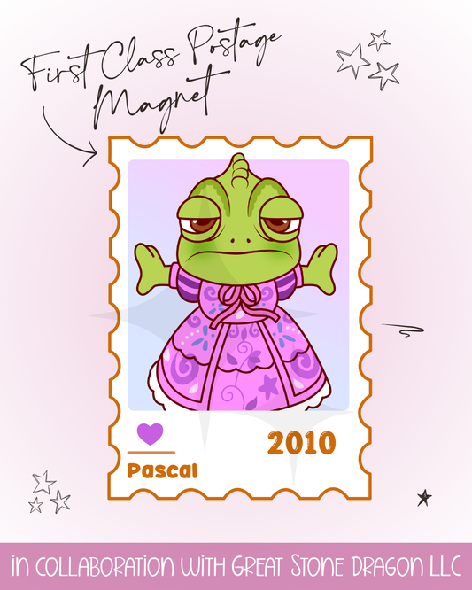 First Class Postage Magnet - Pascal