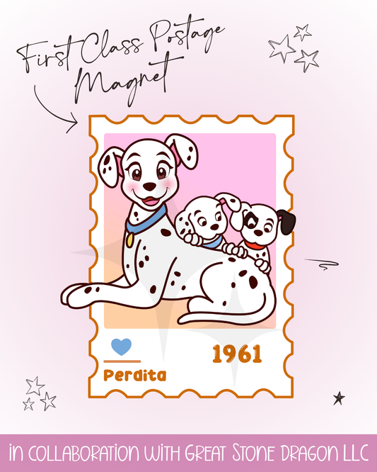 First Class Postage Magnet - Perdita