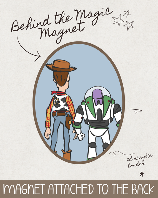 Behind the Magic Magnet - Buzz & Woody