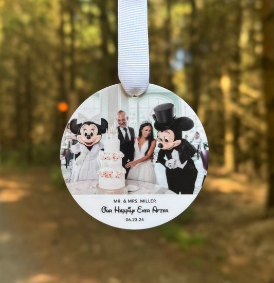 Happily Ever After Photo Ornament