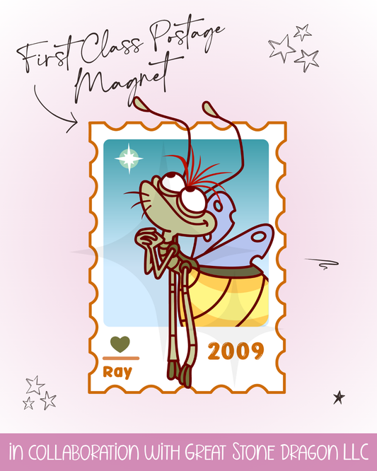 First Class Postage Magnet - Ray