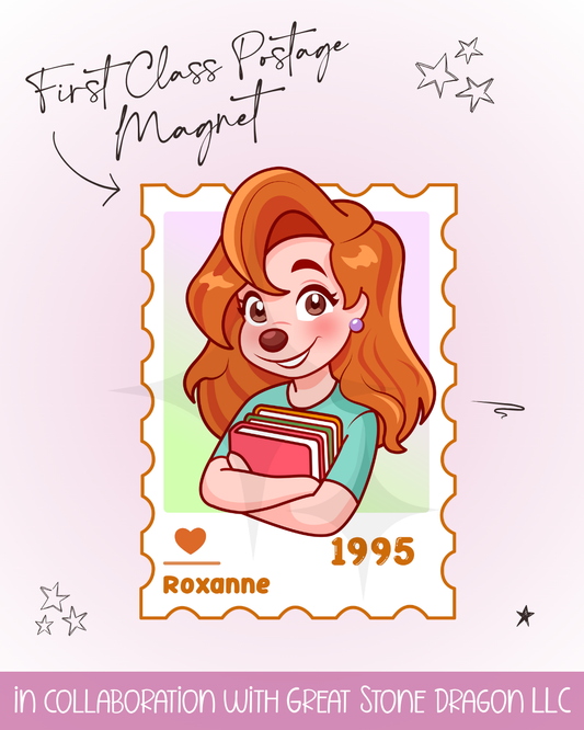 First Class Postage Magnet - Roxanne