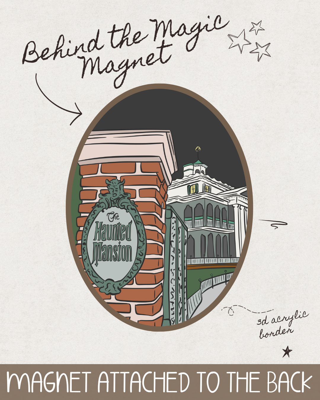 Behind the Magic Magnet - Haunted Mansion