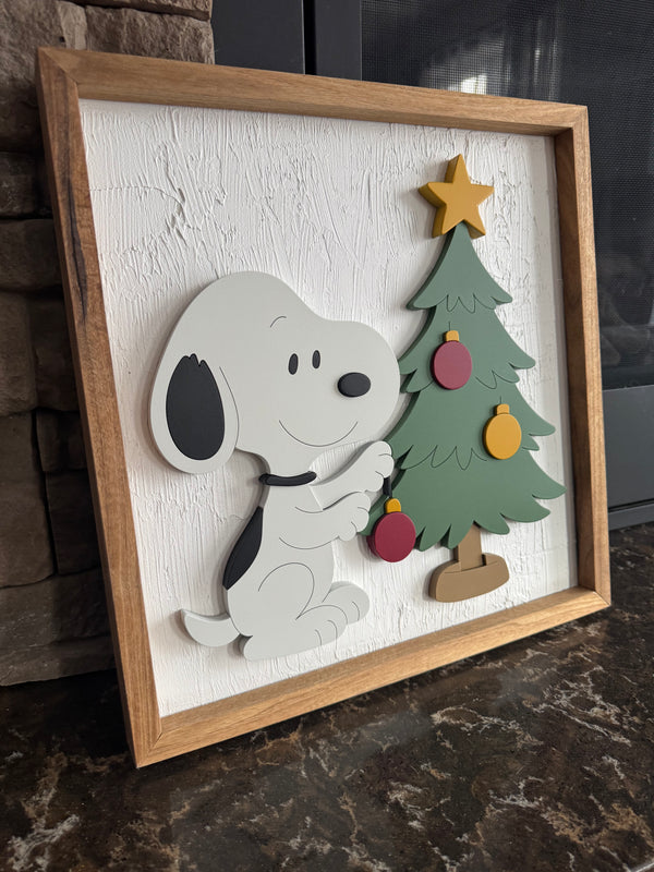 SOLD OUT - Tree Decorating Snoopy