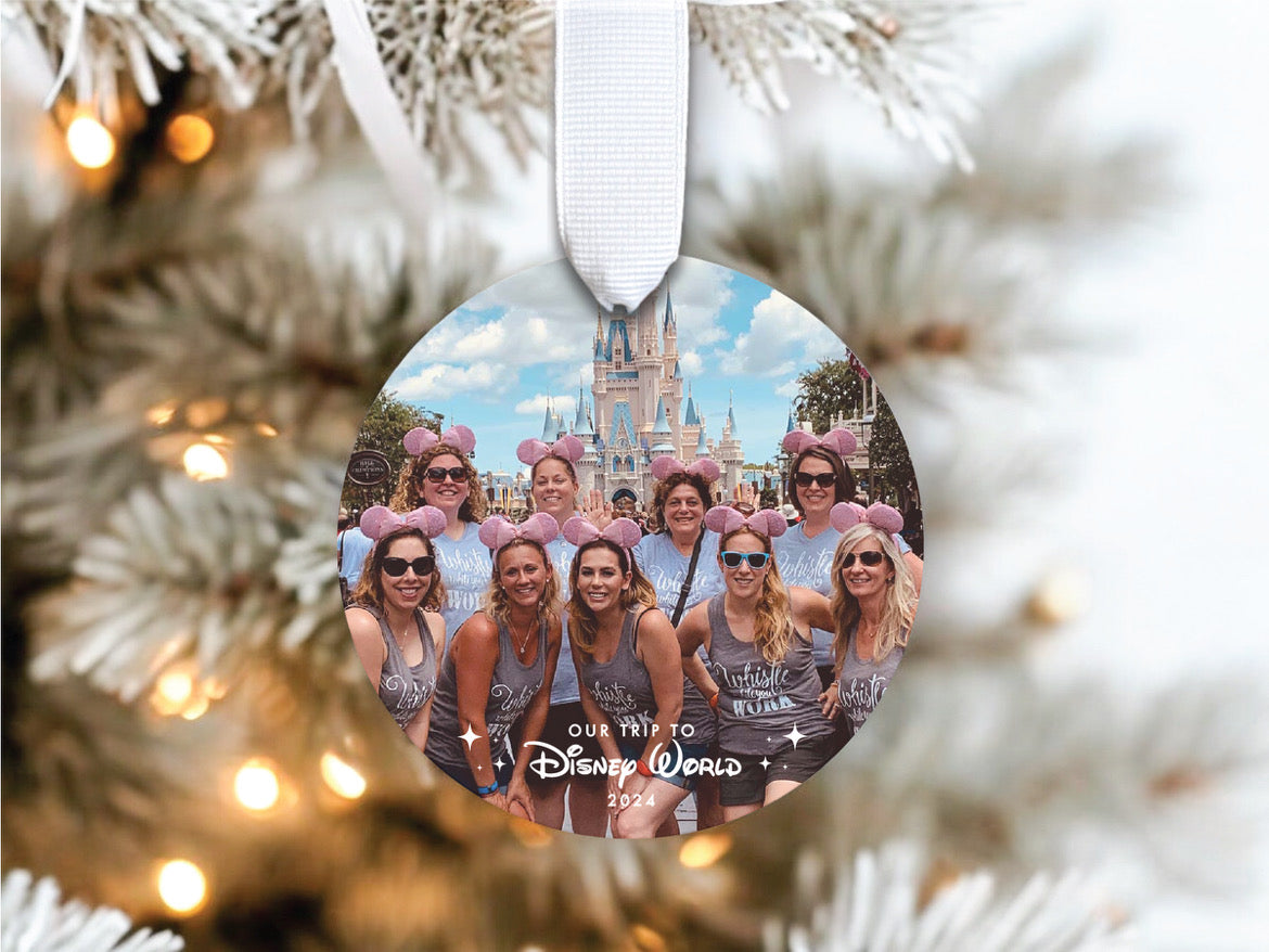 Our Trip Photo Ornament