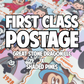 FIRST CLASS POSTAGE MAGNETS