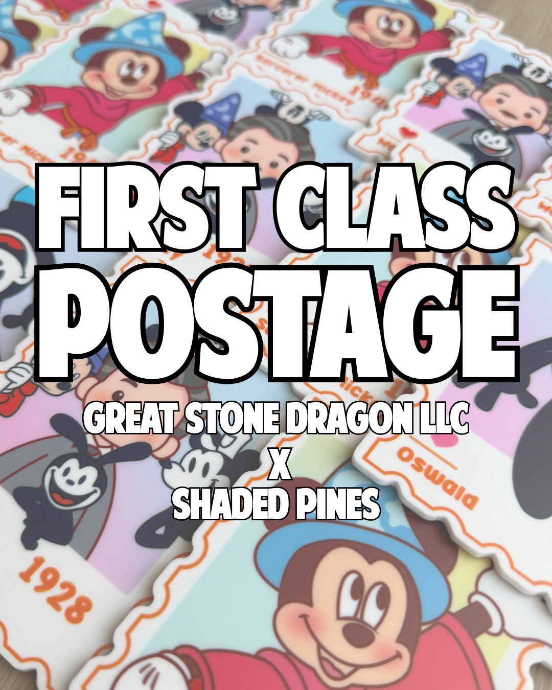 FIRST CLASS POSTAGE MAGNETS