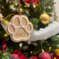 Dog Paw Print Ornament