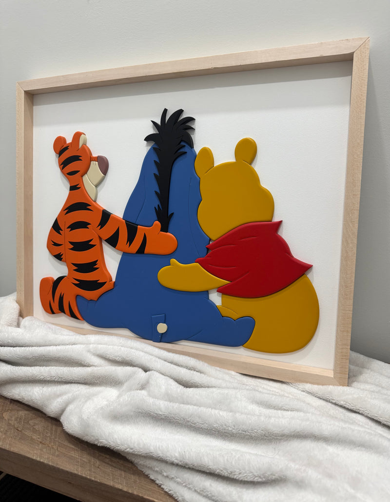 Tigger, Eeyore and Pooh