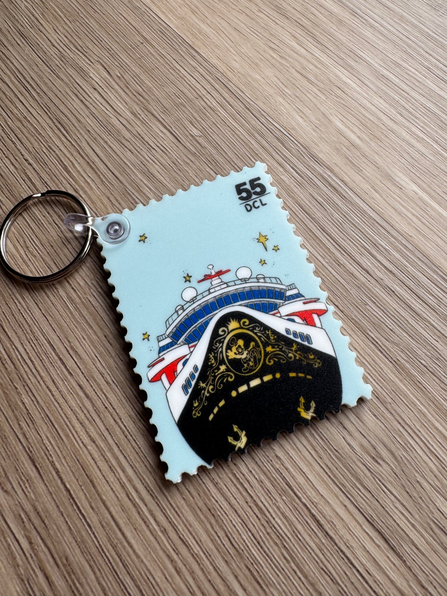 Cruise Stamp Keychain
