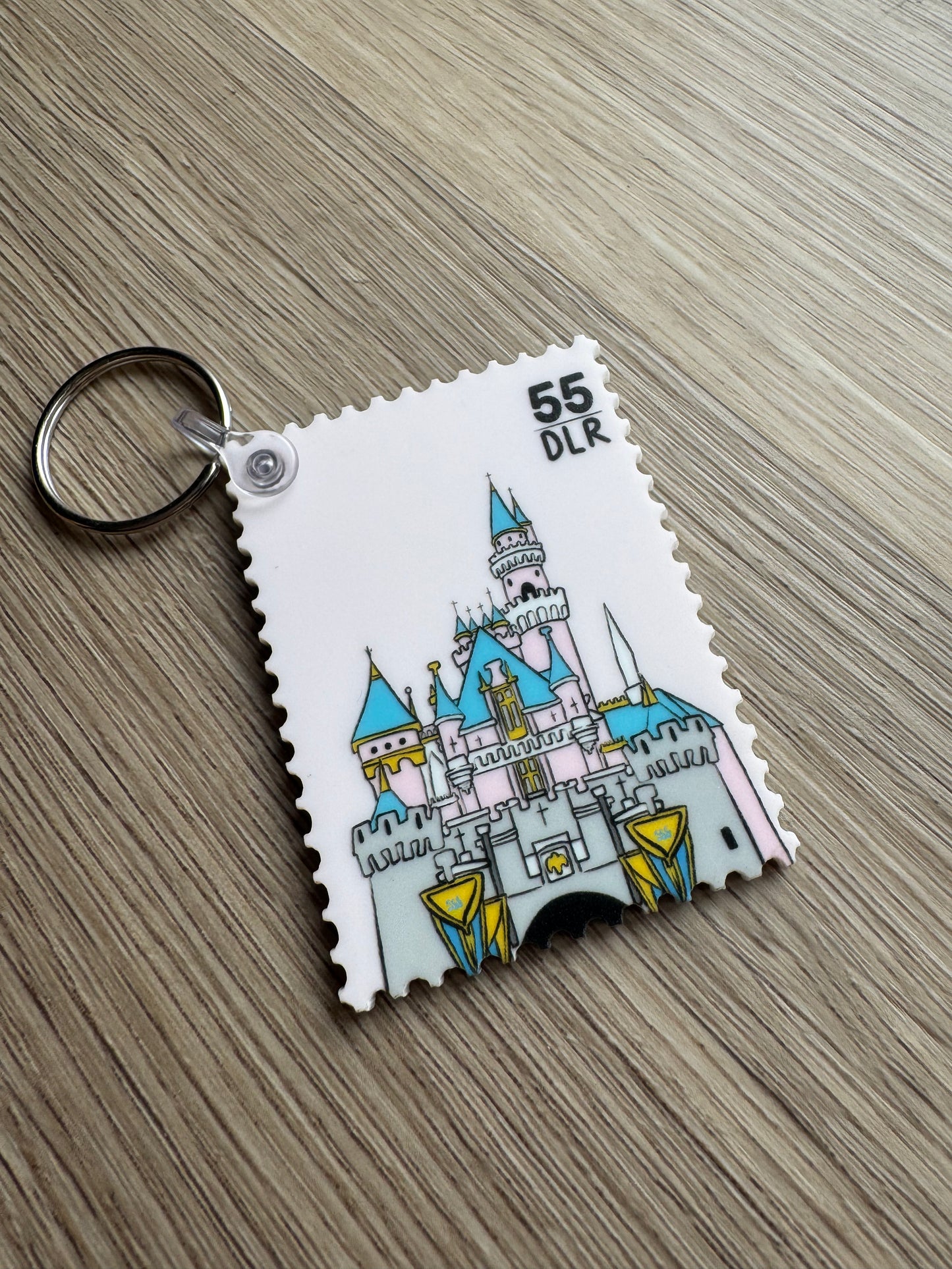 Land Stamp Keychain