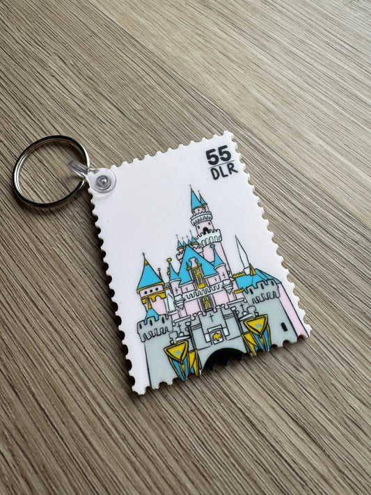 Land Stamp Keychain