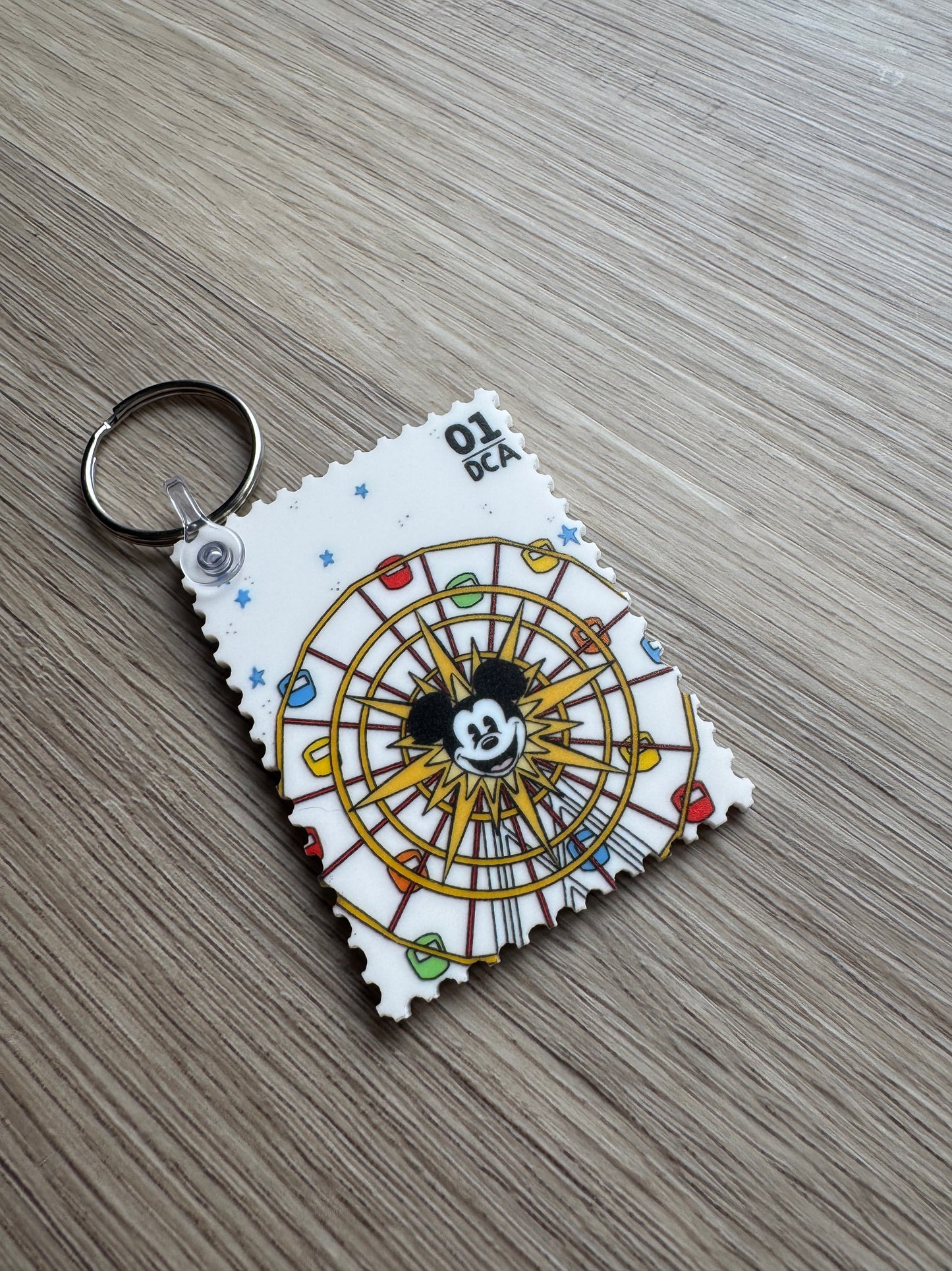 DCA Stamp Keychain