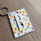 Princess Stamp Initial Keychain