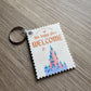 Welcome Castle Stamp Keychain