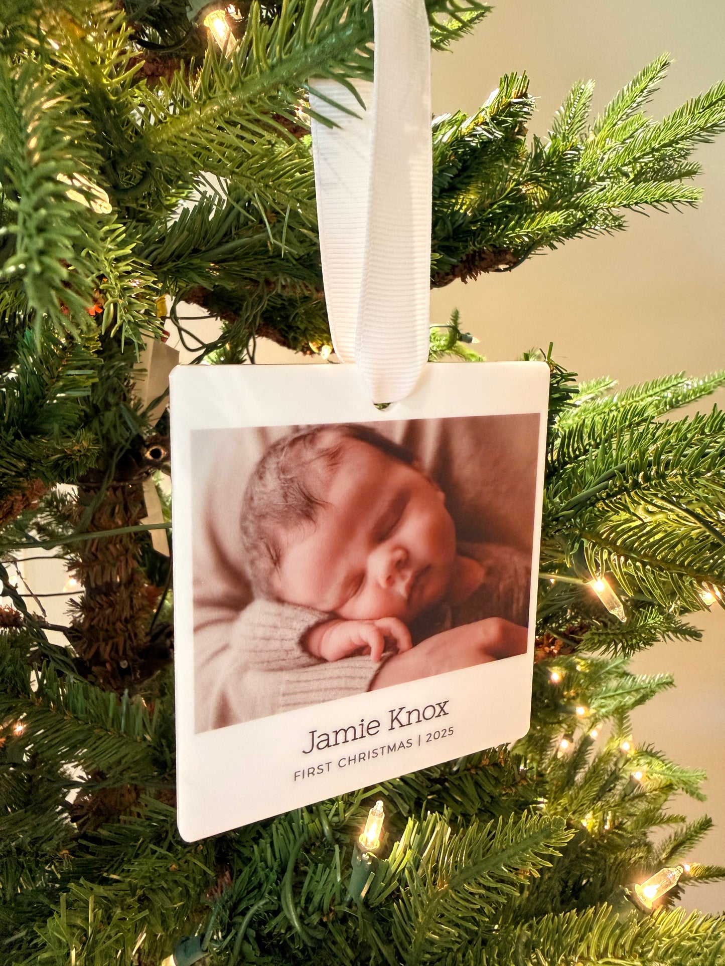 First Christmas Photo Ornament
