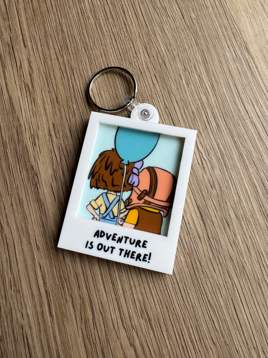 Portrait Keychain - Adventure is out There