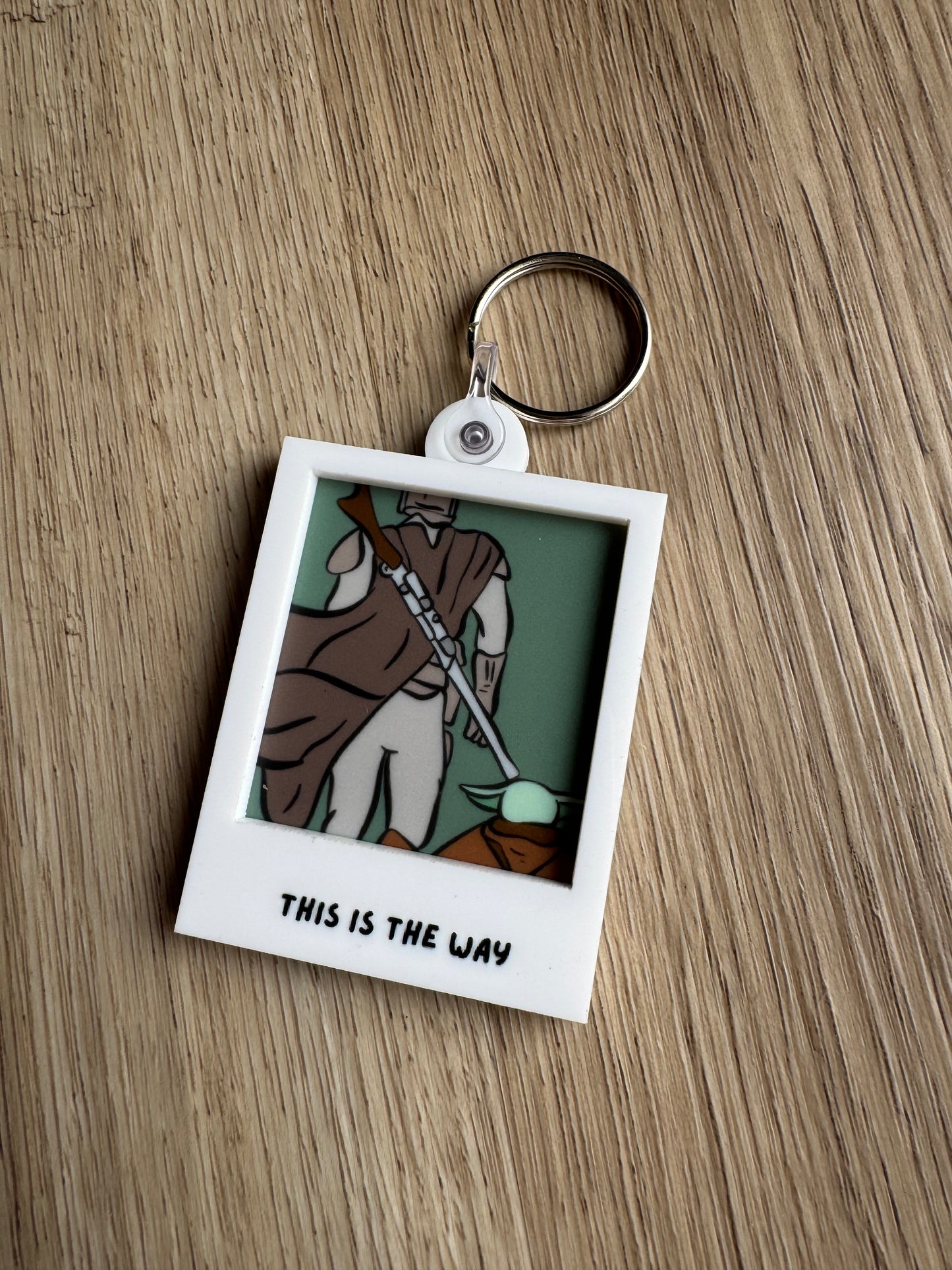 Portrait Keychain - This is the Way