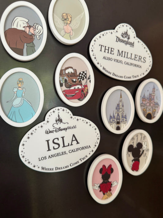 Cast Member Tag Magnets