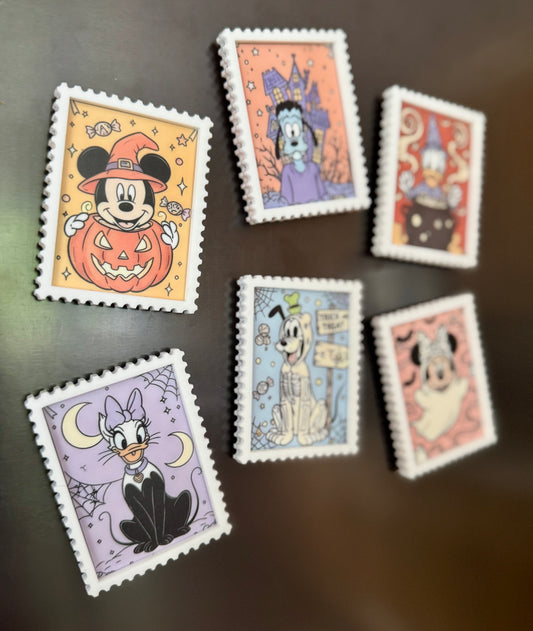 Spooky Stamp Magnets
