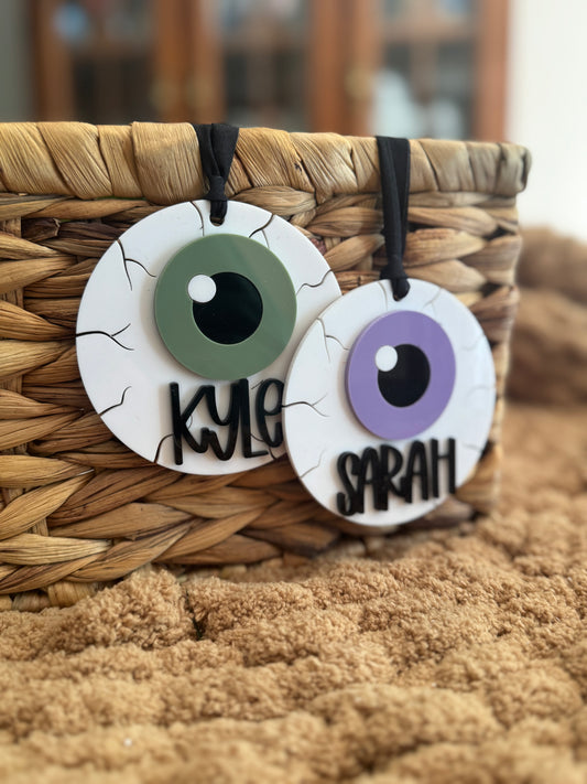 Eyeball Basket Tag