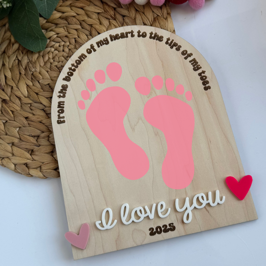 Heart to Toes Sign